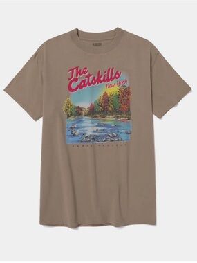Parks Project The Catskills New York Graphic Tee - Trees - Taupe - Size Large